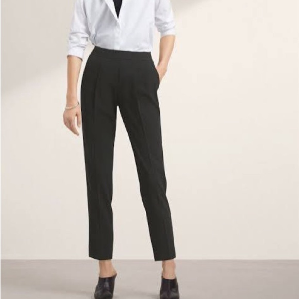 Babaton Cohen Cropped Black Tailored Trousers